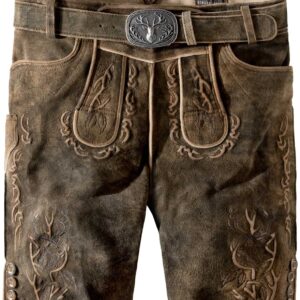 Trachtenlederhose Lewis (wood gespeckt