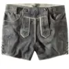Trachtenlederhose Nelly (granit gespeckt