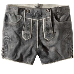 Trachtenlederhose Nelly (granit gespeckt
