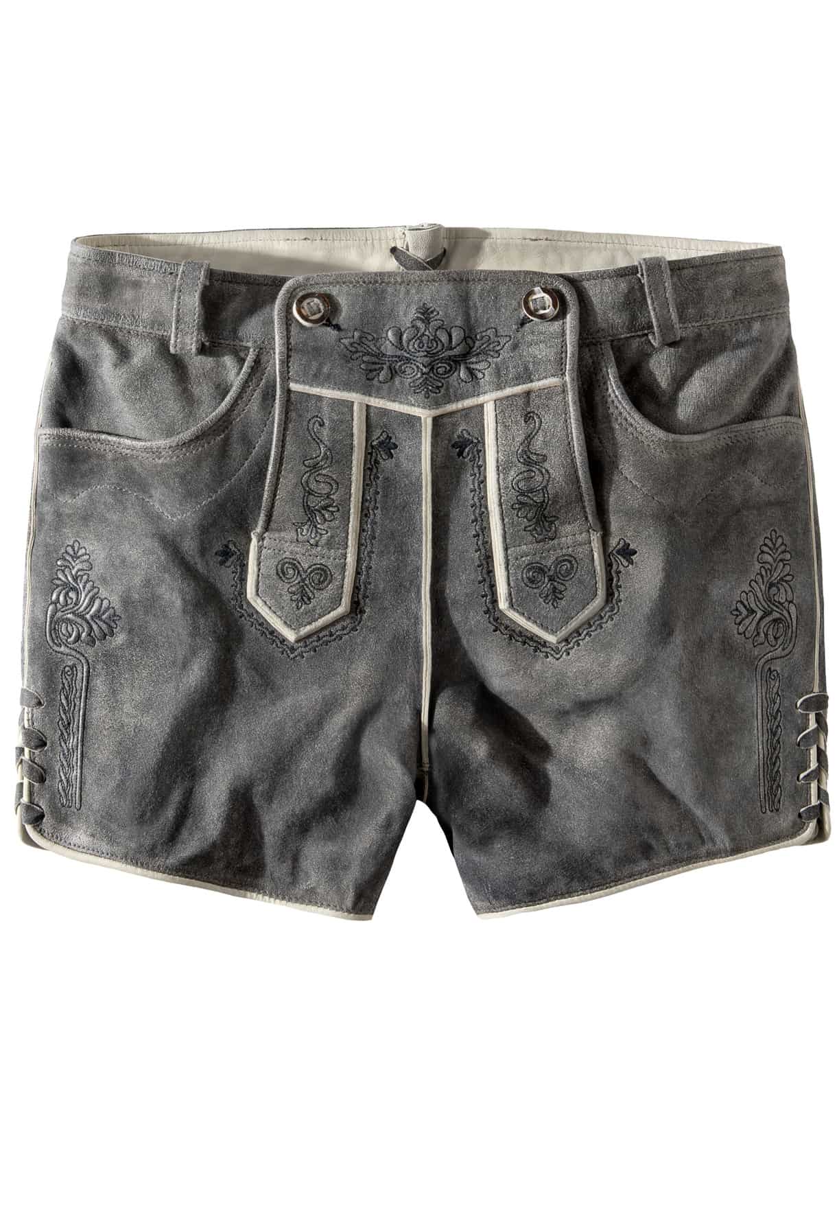 Trachtenlederhose Nelly (granit gespeckt