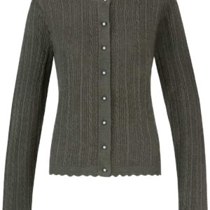 Trachtenstrickjacke Jasmina (olive
