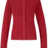 Trachtenstrickjacke Jasmina (rot