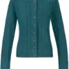 Trachtenstrickjacke Lavina (petrol