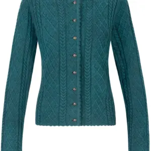 Trachtenstrickjacke Lavina (petrol