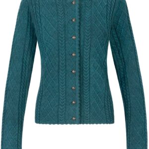 Trachtenstrickjacke Lavina (petrol