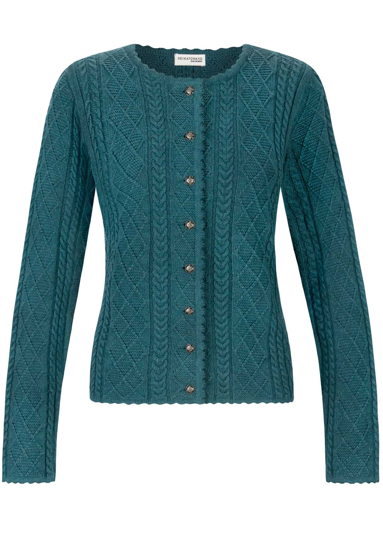 Trachtenstrickjacke Lavina (petrol