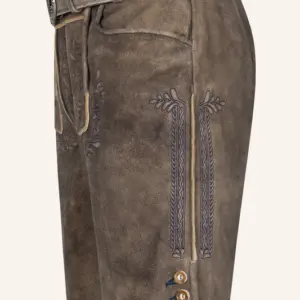 Lederhose Karim mit Gürtel – Bild 4