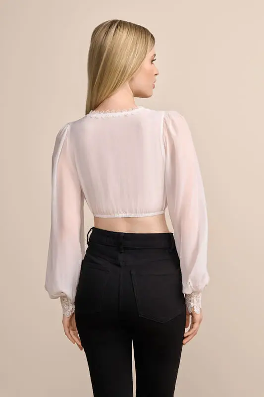 Dirndlbluse Hermine – Bild 2