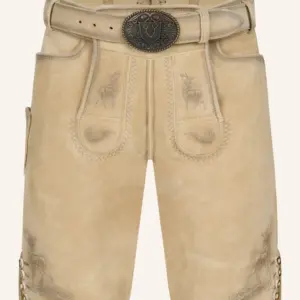 Lederhose Thaddeus mit Gürtel