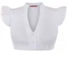 Dirndlbluse FRANZI ~ 44 ~ weiß