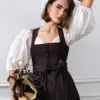 Dirndlbluse THALINDRA ~ 46 ~ weiß