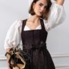 Dirndlbluse THALINDRA ~ 46 ~ weiß