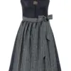 Dirndl KLARA (75 cm) ~ dunkelblau ~ 34