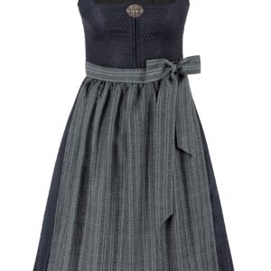 Dirndl KLARA (75 cm) ~ dunkelblau ~ 34