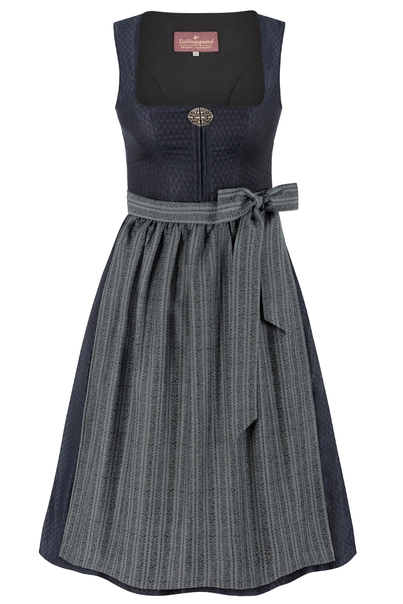 Dirndl KLARA (75 cm) ~ 34 ~ dunkelblau