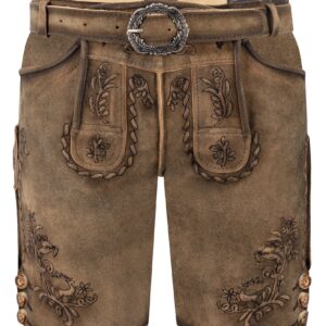 Kinder Lederhose ALVIN ~ 116 ~ braun antik