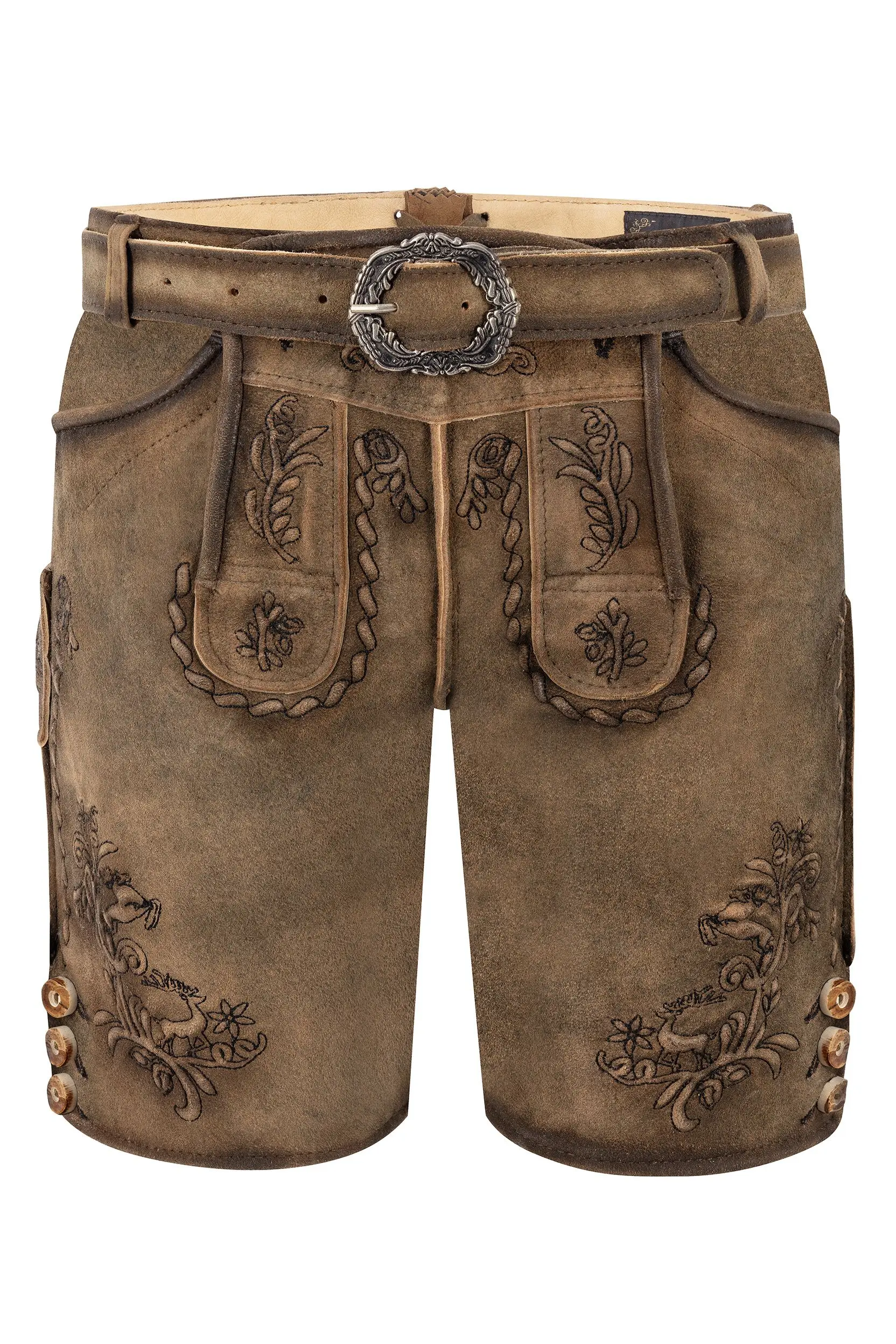 Kinder Lederhose ALVIN ~ 116 ~ braun antik
