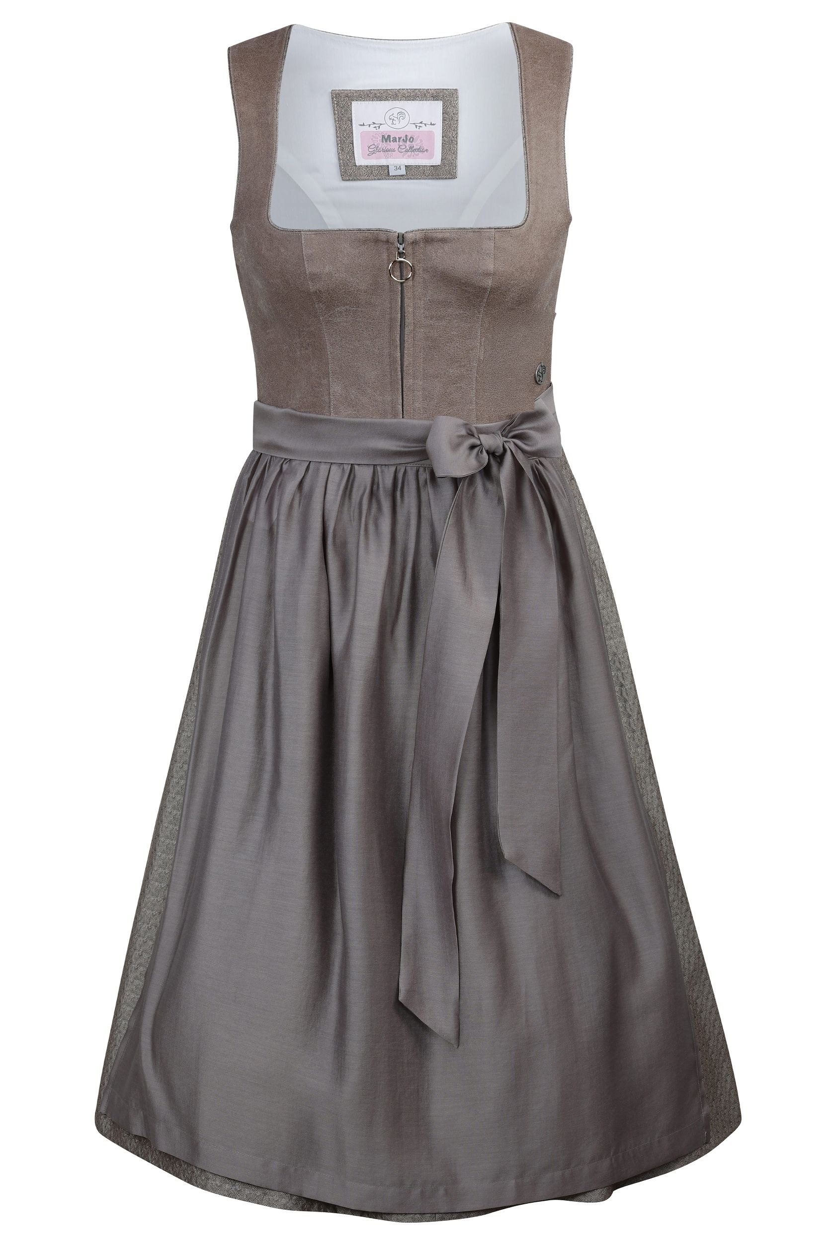 Dirndl PETERSHAUSEN (70 cm) ~ 30 ~ taupe