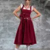 Dirndl SELANDRIS (75 cm) ~ 40 ~ rot