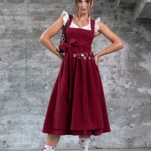 Dirndl SELANDRIS (75 cm) ~ 34 ~ rot