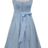 Dirndl ALLENSTEIG (70 cm) ~ 34 ~ hellblau