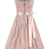 Midi Dirndl 70 cm altrosa creme Astrid 015867 ~ 36