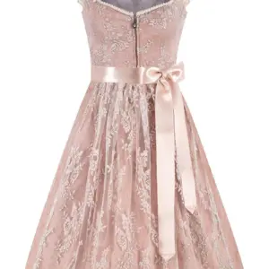 Midi Dirndl 70 cm altrosa creme Astrid 015867 ~ 36