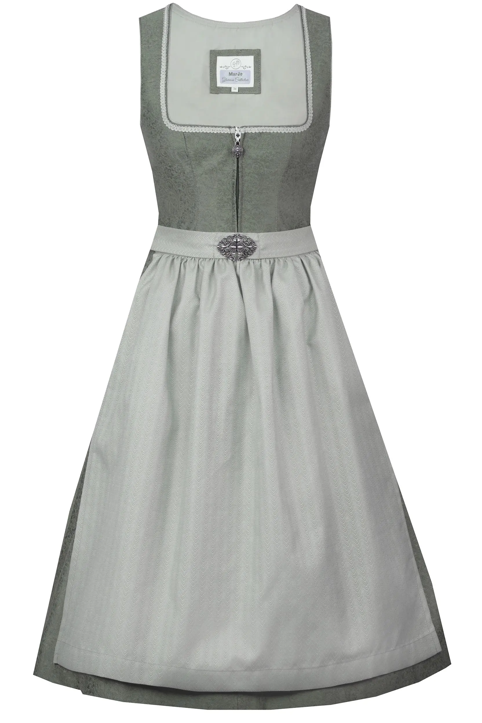 Dirndl SEßLACH (65 cm) salbei ~ 36 ~ salbei