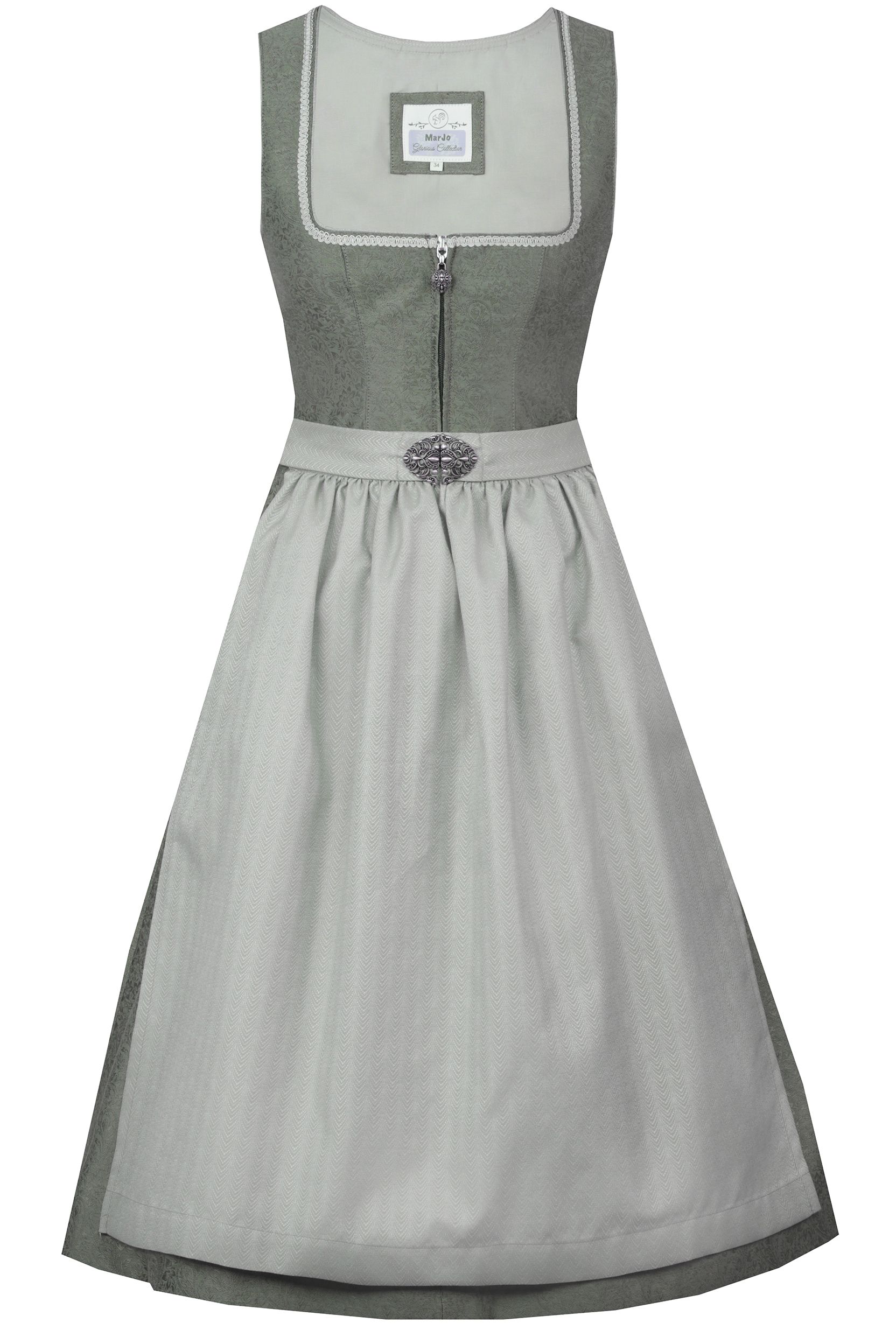 Dirndl SEßLACH (65 cm) salbei ~ salbei ~ 36