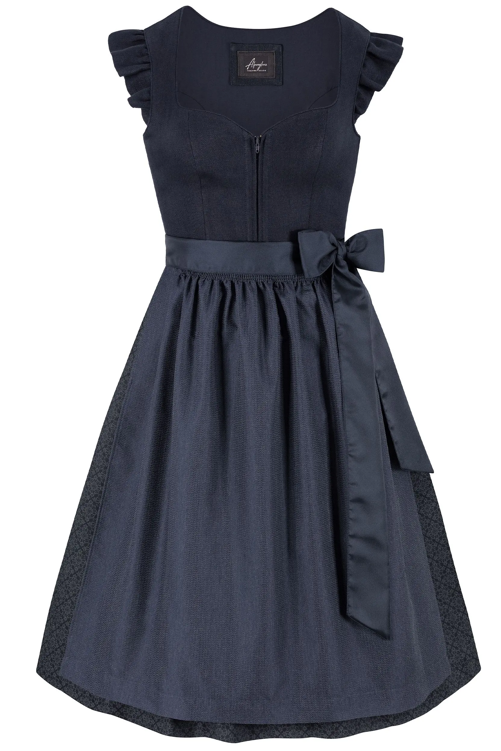 Dirndl AMARENA (70 cm) ~ 40 ~ dunkelblau