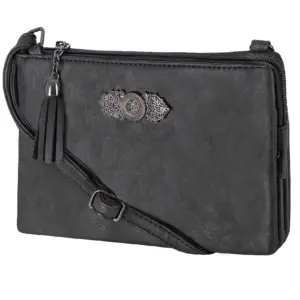 Dirndltasche mit Ornament ~ schwarz
