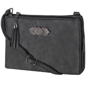 Dirndltasche mit Ornament ~ schwarz