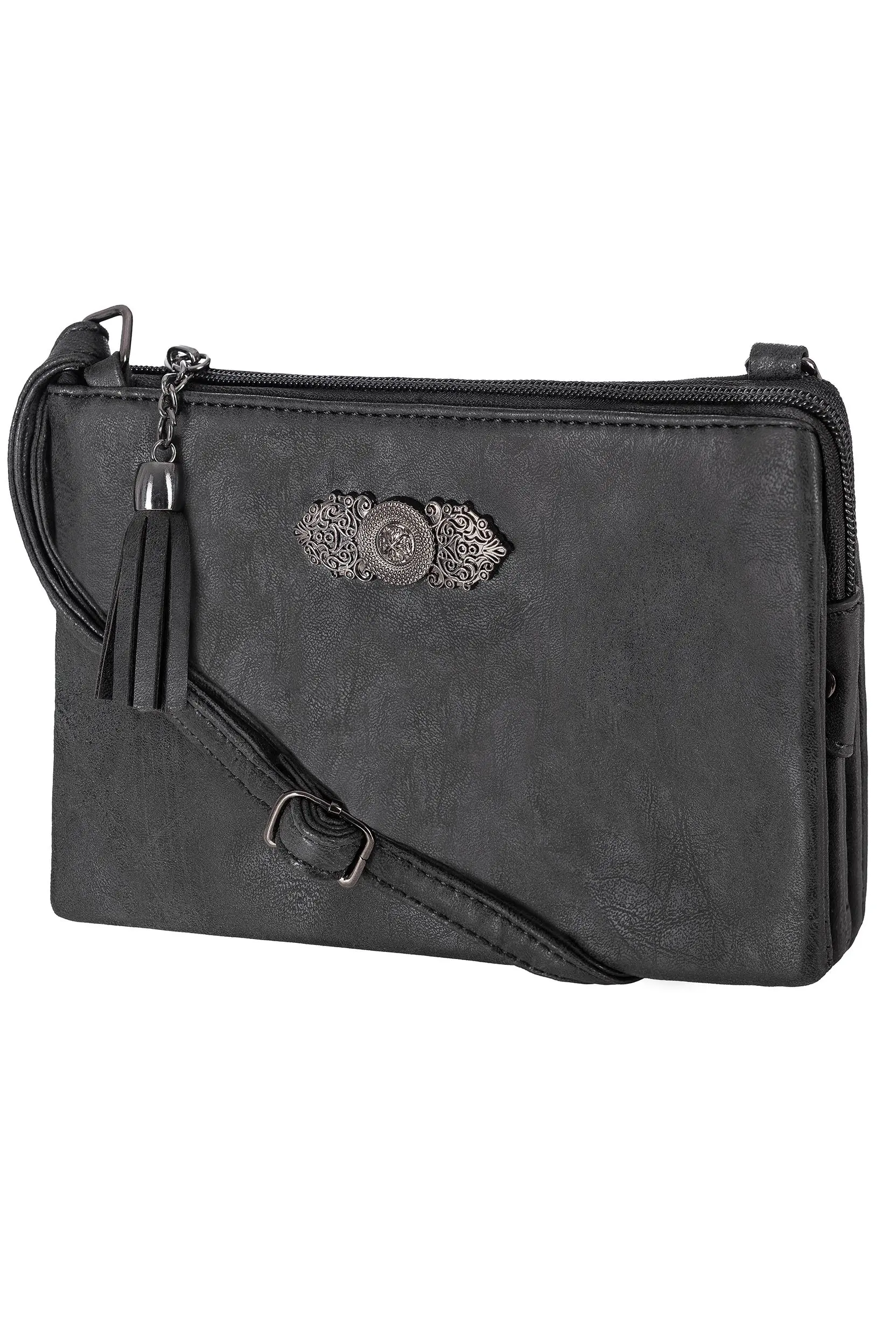 Dirndltasche mit Ornament ~ schwarz