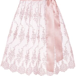 Dirndlschürze SARAH (60 cm) ~ rosa ~ S