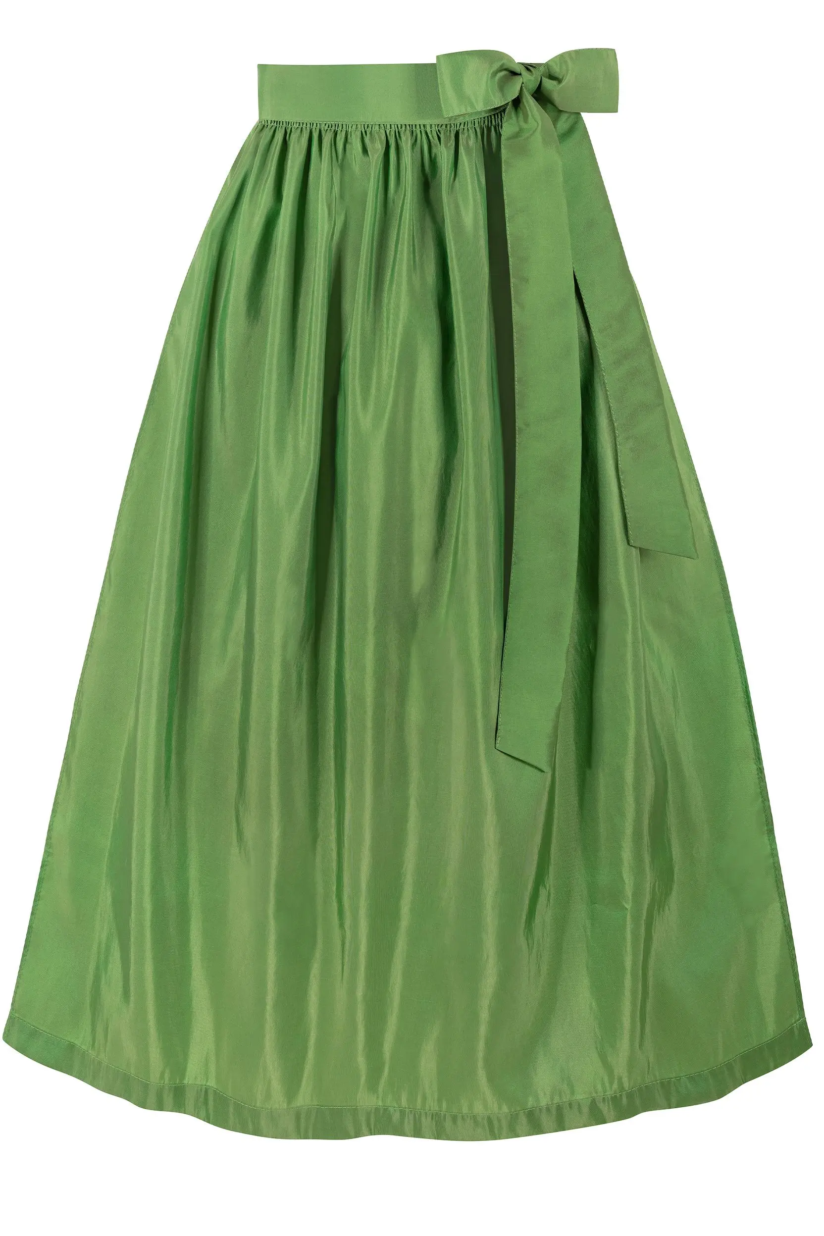Dirndlschürze TAFT (90 cm) ~ S ~ grün