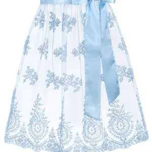 Dirndlschürze ELISA (65 cm) ~ S ~ hellblau