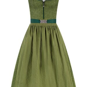 Dirndl lang 85 cm grün gemustert Britta 011872 ~ 52