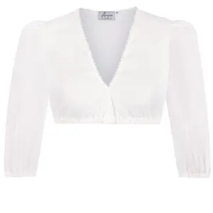 Dirndlbluse MATHILDA ~ weiß ~ 36