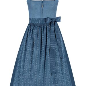 Dirndl DANIELA (80 cm) ~ 40 ~ blaugrau