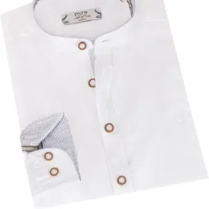 Trachtenhemd OLIVER (slim fit) ~ M ~ grau
