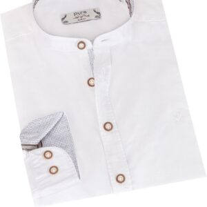 Trachtenhemd OLIVER (slim fit) ~ XS ~ grau