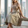Dirndl SOFIA (75 cm) ~ 36 ~ taupe