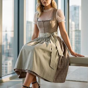 Dirndl SOFIA (75 cm) ~ 34 ~ taupe