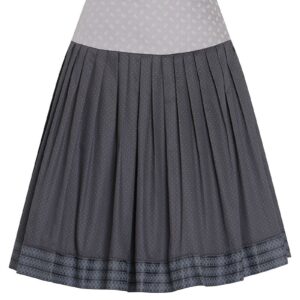 Trachtenrock mini 60 cm grau getupft Franka 011416 ~ 32