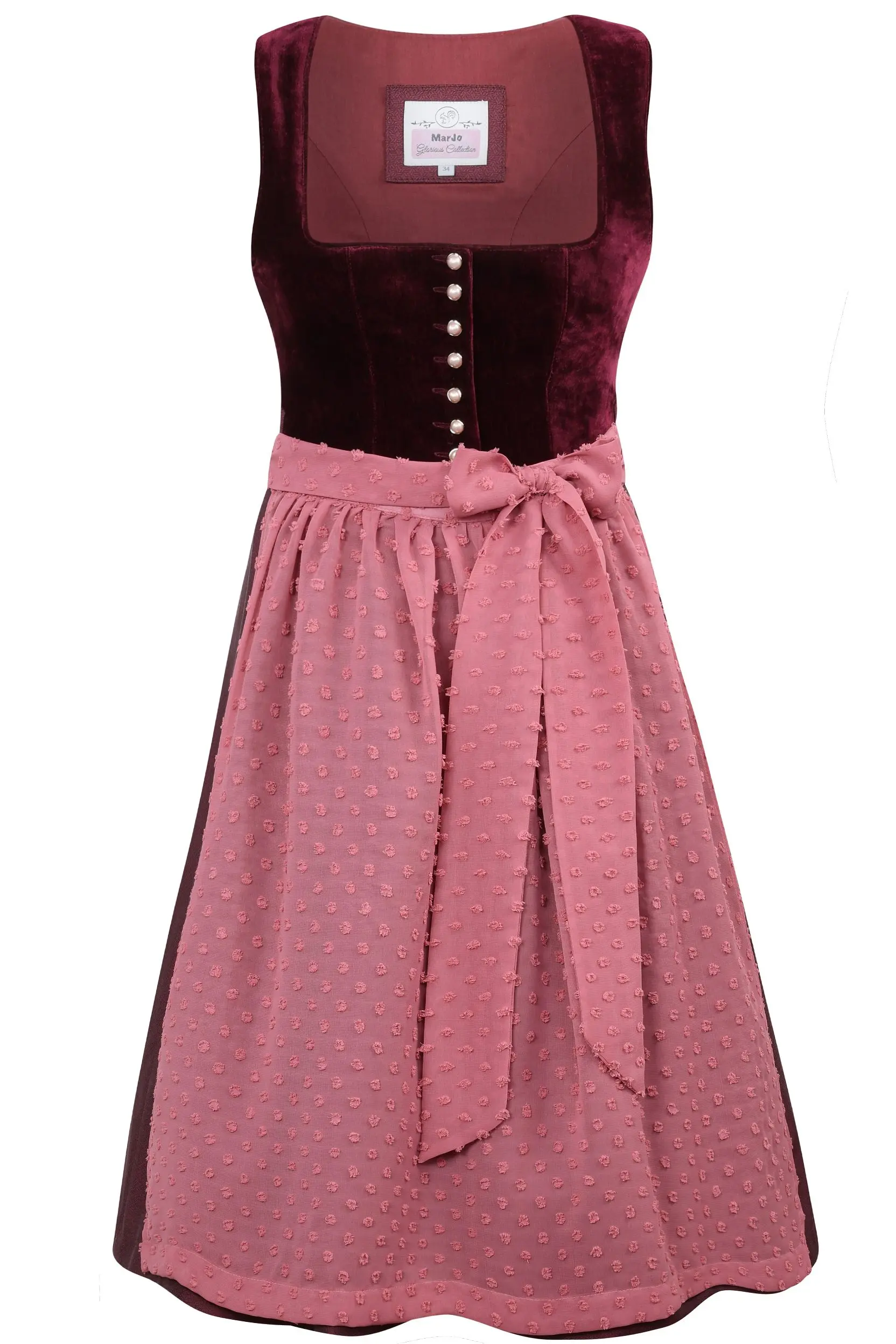 Dirndl WOLFERSDORF (70 cm) ~ 30 ~ beere