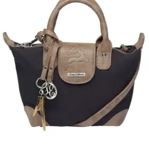 Trachtentasche schwarz taupe 010158