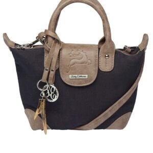 Trachtentasche schwarz taupe 010158