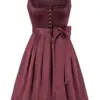 Dirndl FIOLA ~ 36 ~ dunkelrot