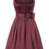 Dirndl FIOLA ~ 36 ~ dunkelrot