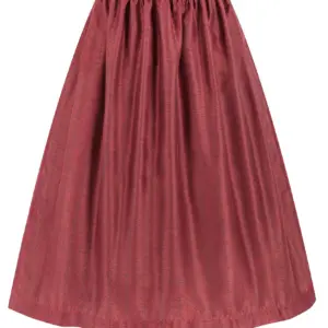 Dirndlschürze mit Schmuck-Schließe (70 cm) ~ L ~ rot